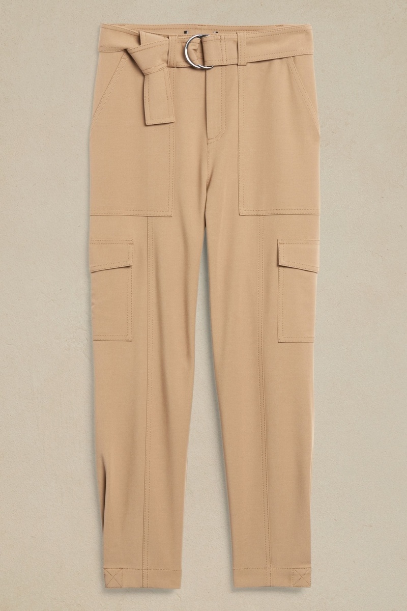 Banana Republic Tapered Cargo Women's Pants Brown | 03475-DWIV