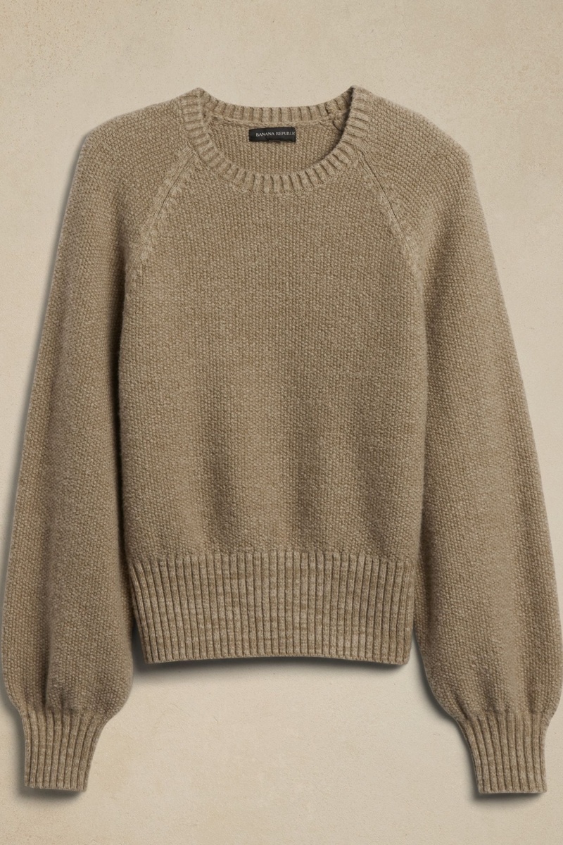 Banana Republic Wadi Marled Women's Sweaters Brown | 62307-GFOQ