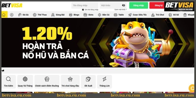 BetVisa - Link Trang Chủ Bet Visa Chính Thức Thưởng Nạp 888K 42 Betvisa mang đến thiên đường giải trí siêu đỉnh